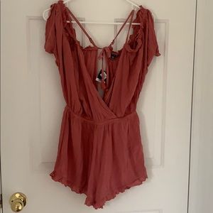 Off the shoulder romper